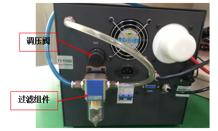 【普乐斯】大气等离子清洗机上的气动调压阀和相应过滤组件